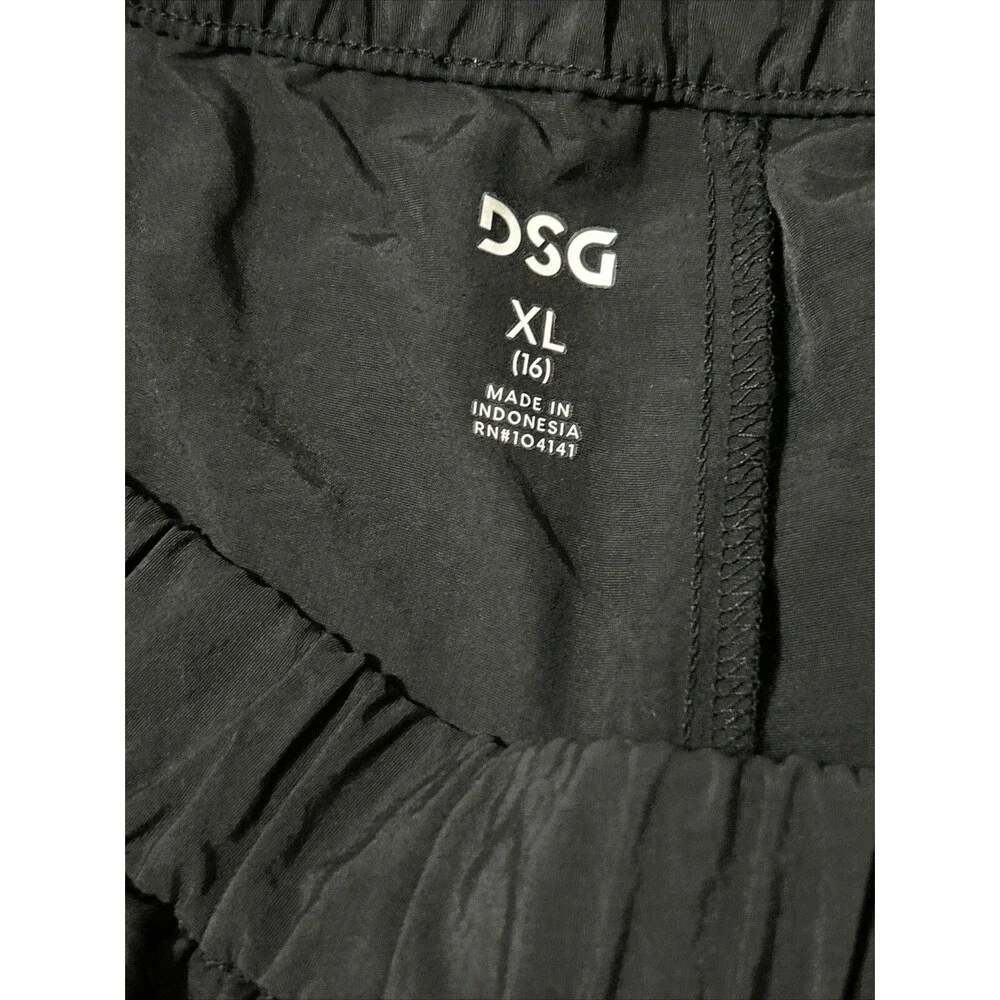 DSG Girls Black Jogger Size XL(16), High-Rise, Relaxed Fit, Full Length, Pockets - Picture 4 of 9